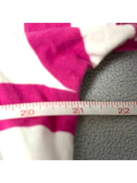 Old Navy Womens Pink & White T-Shirt Large Cotton Y2K Summer Casual Bold Relaxed - Picture 5 of 6